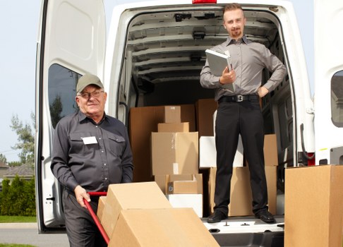 Office removal team planning a business move in Ealing