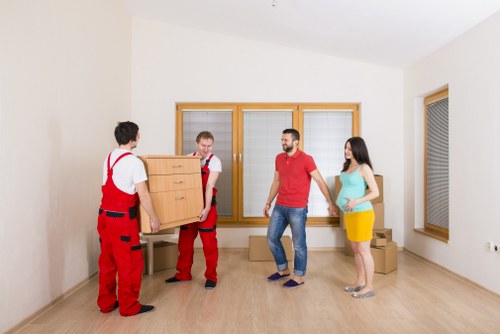 Commercial office furniture removal in Ealing