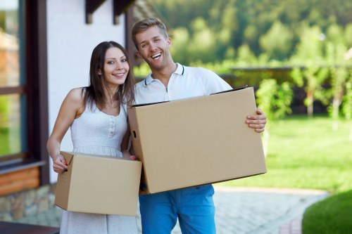 Careful removal of sofas, beds, and wardrobes from Ealing properties