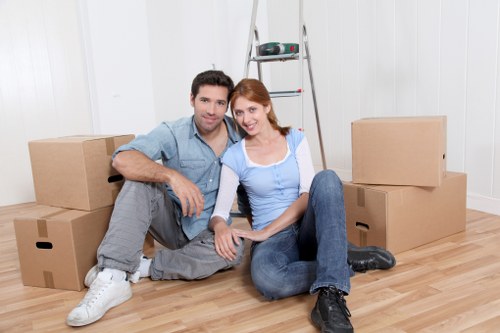Professional truck loading for a local move in Ealing
