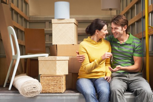 Local moving team handling an Ealing property relocation